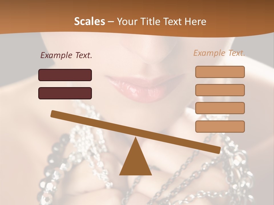 Bright Young Necklace PowerPoint Template