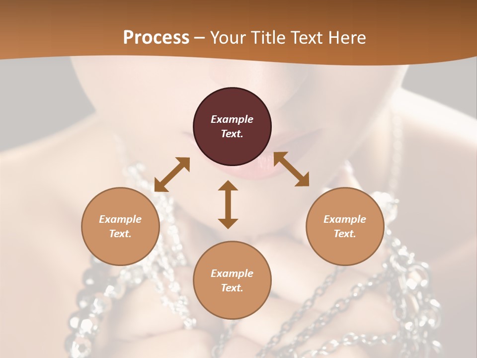 Bright Young Necklace PowerPoint Template