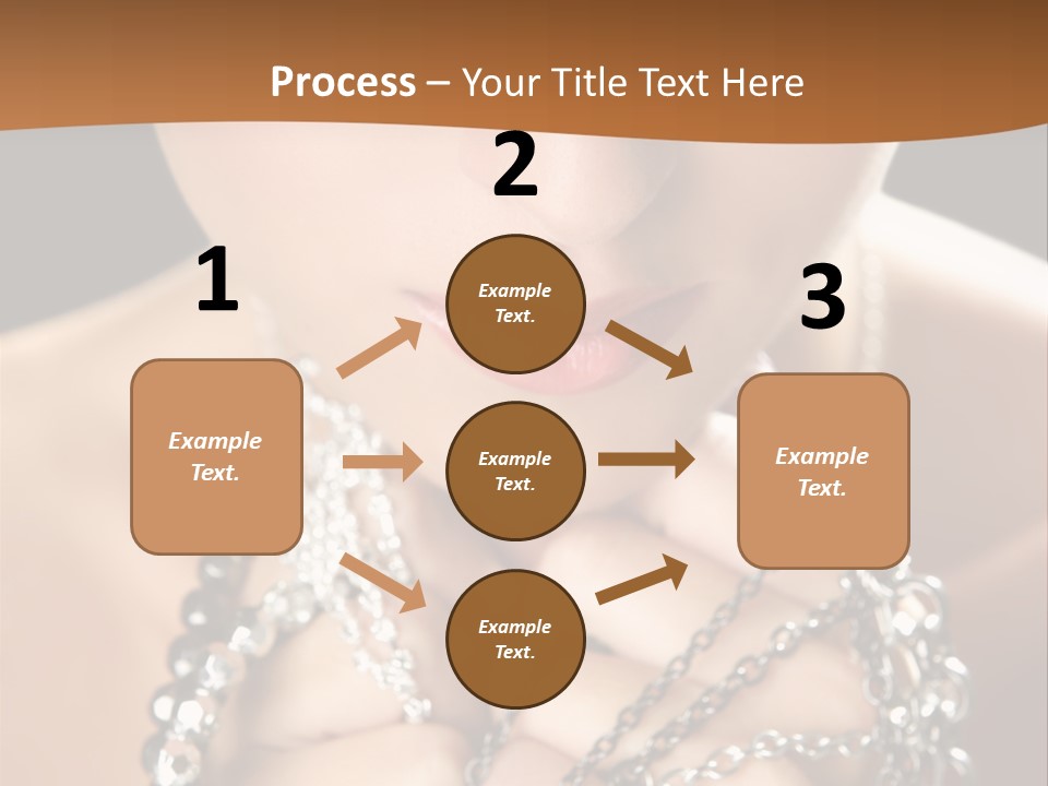 Bright Young Necklace PowerPoint Template