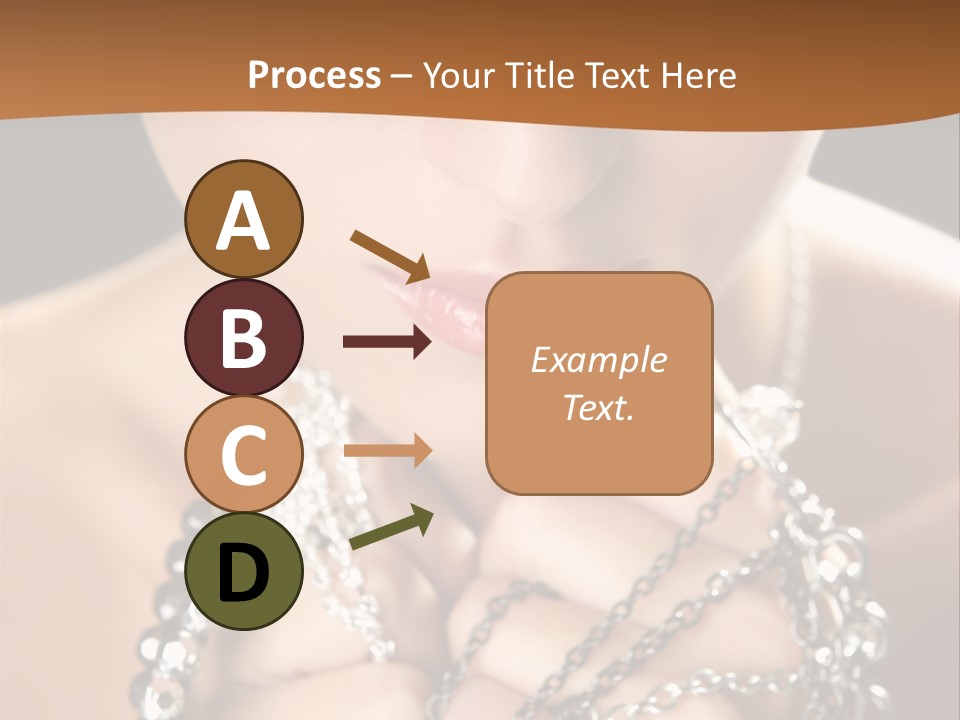 Bright Young Necklace PowerPoint Template