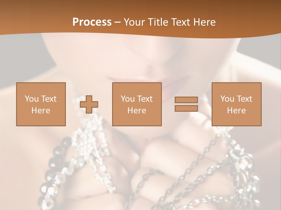 Bright Young Necklace PowerPoint Template