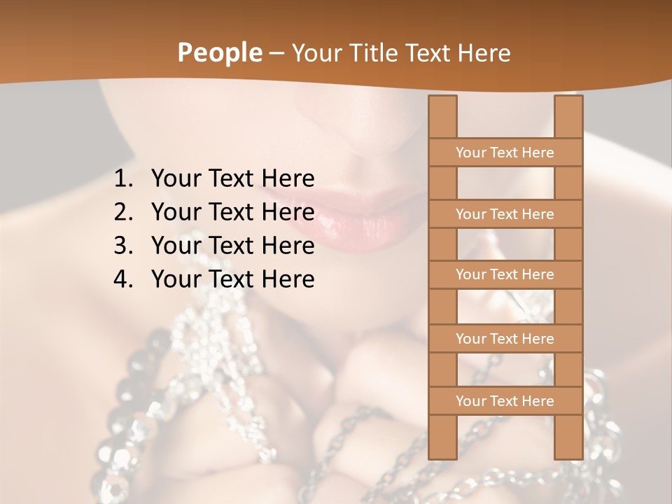 Bright Young Necklace PowerPoint Template