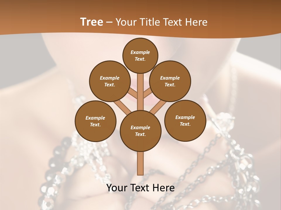 Bright Young Necklace PowerPoint Template