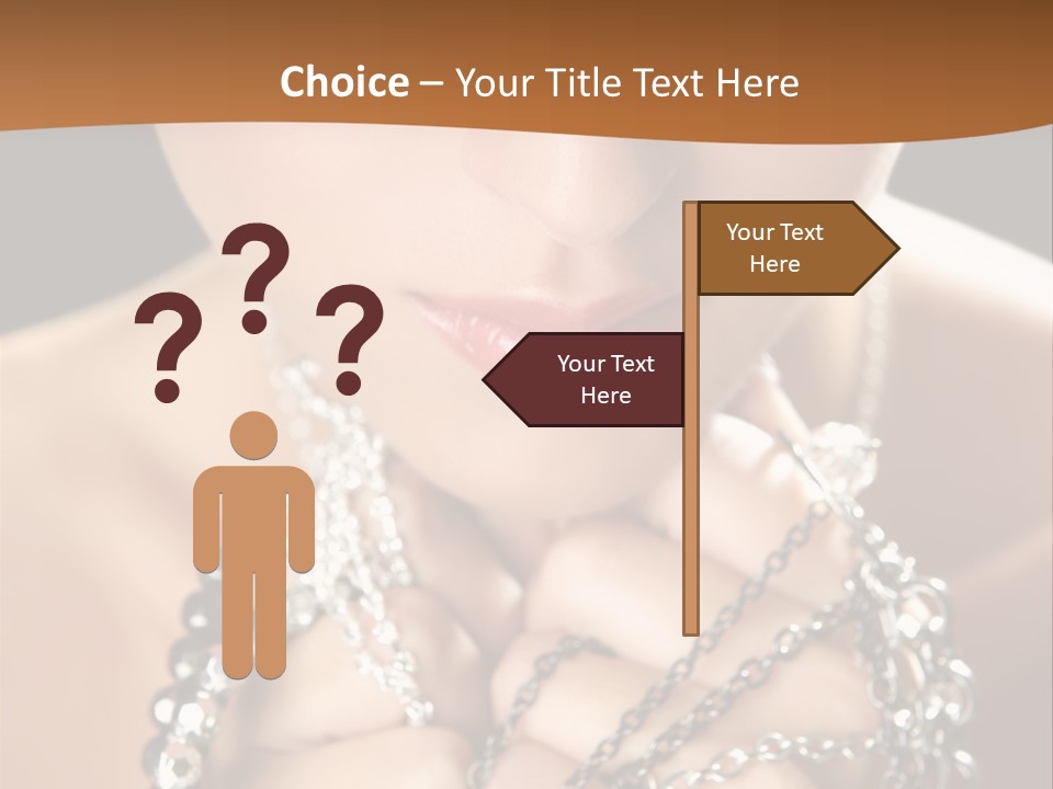 Bright Young Necklace PowerPoint Template