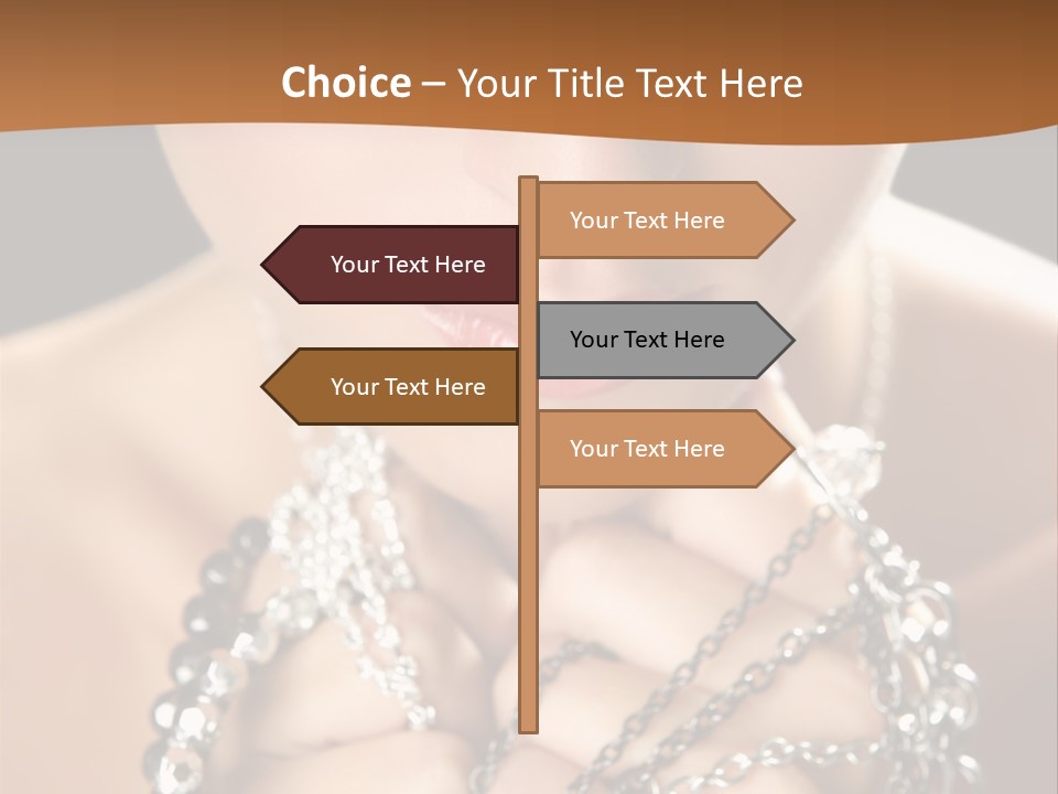 Bright Young Necklace PowerPoint Template