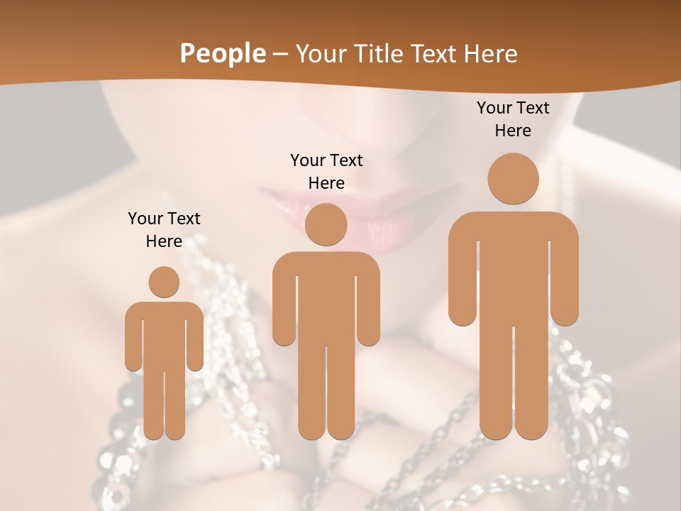 Bright Young Necklace PowerPoint Template