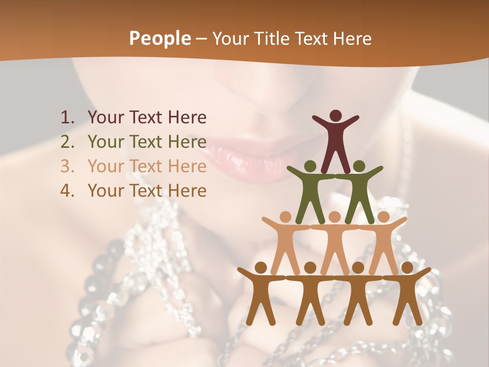 Bright Young Necklace PowerPoint Template