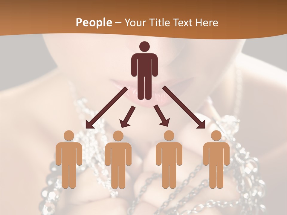 Bright Young Necklace PowerPoint Template