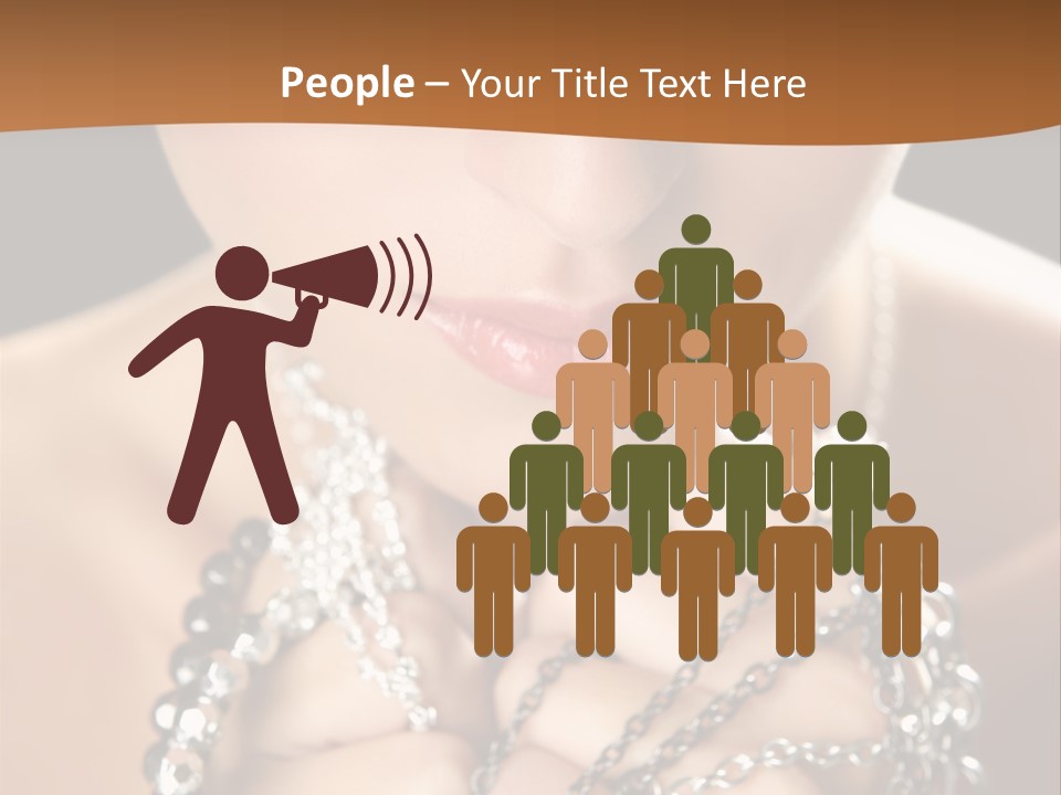 Bright Young Necklace PowerPoint Template