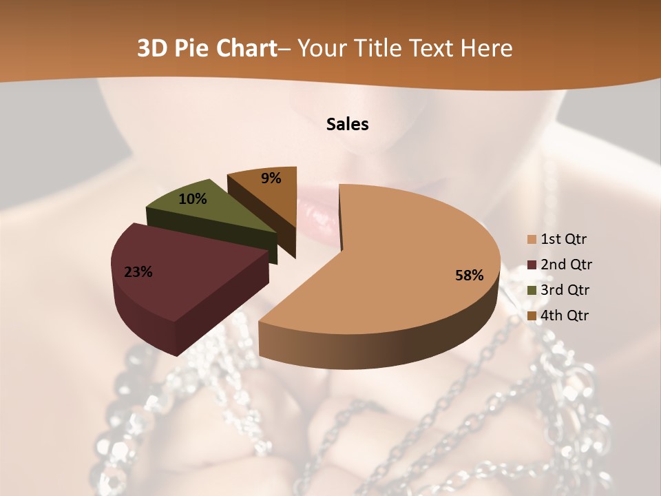 Bright Young Necklace PowerPoint Template