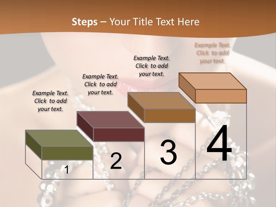 Bright Young Necklace PowerPoint Template