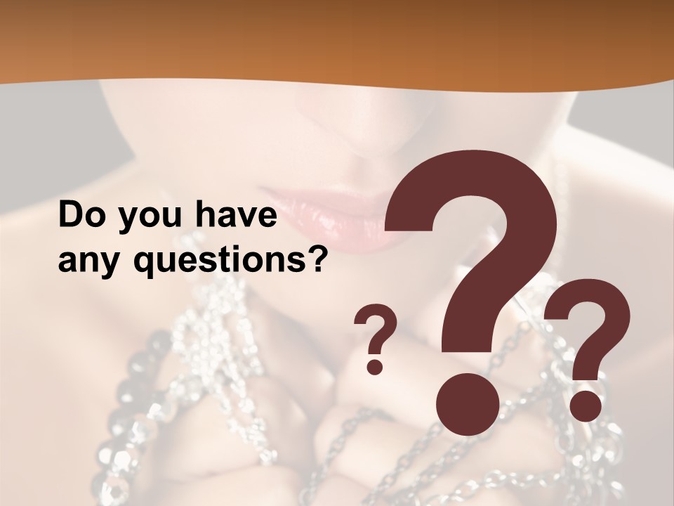 Bright Young Necklace PowerPoint Template