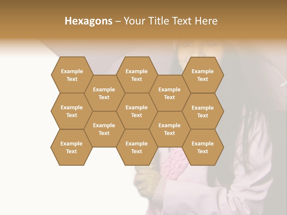 Happy Female Fashion Pretty PowerPoint Template