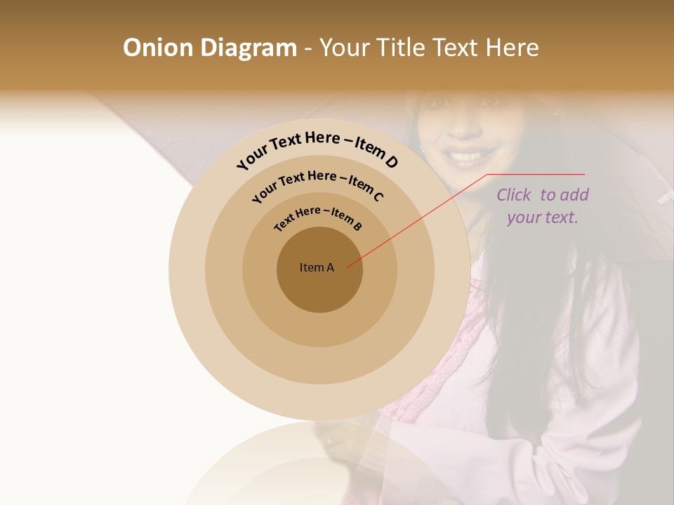 Happy Female Fashion Pretty PowerPoint Template