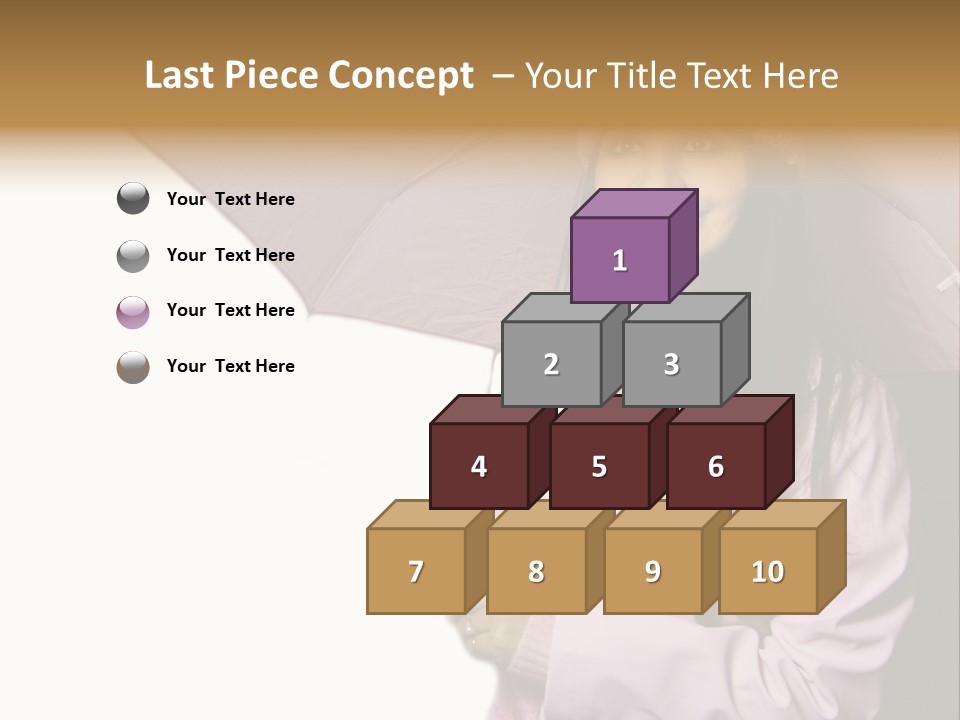 Happy Female Fashion Pretty PowerPoint Template