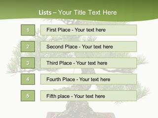 Grow Japanese Nature PowerPoint Template