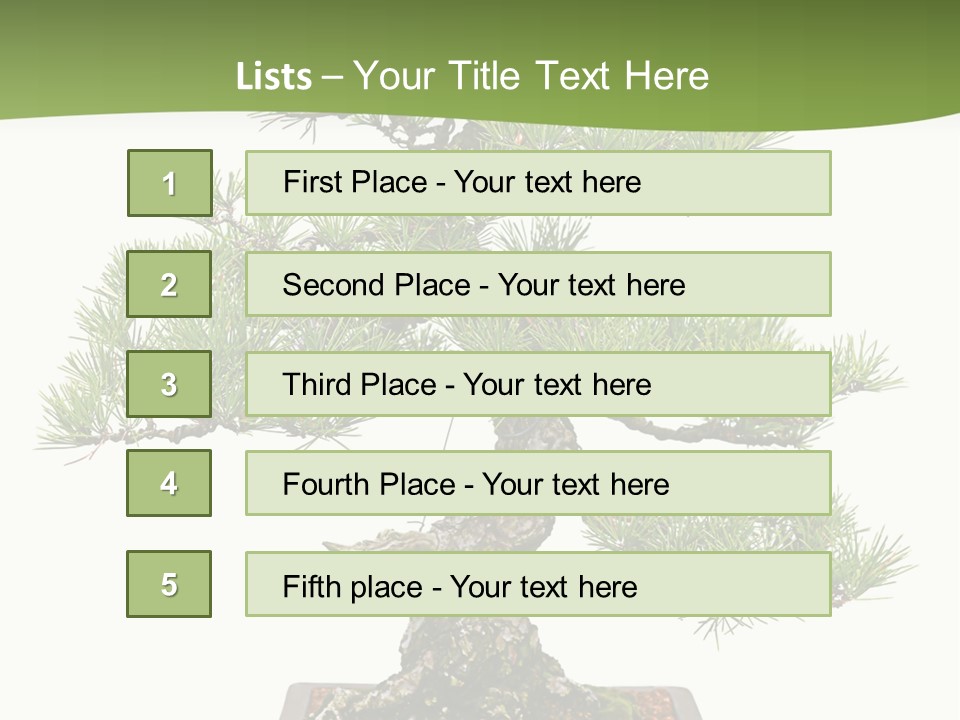 Grow Japanese Nature PowerPoint Template