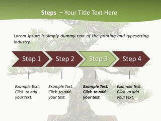 Grow Japanese Nature PowerPoint Template