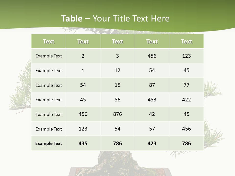 Grow Japanese Nature PowerPoint Template