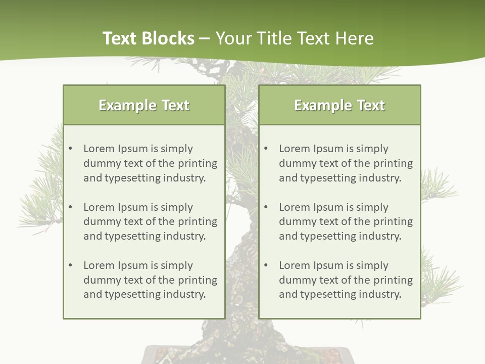 Grow Japanese Nature PowerPoint Template