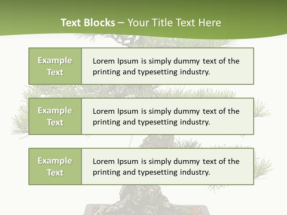 Grow Japanese Nature PowerPoint Template