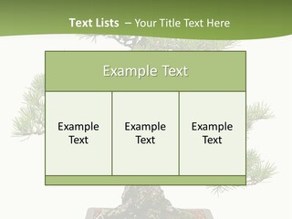 Grow Japanese Nature PowerPoint Template