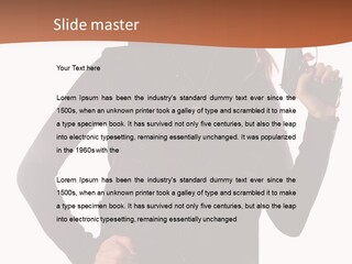 Police Warrior Cop PowerPoint Template