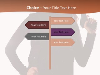 Police Warrior Cop PowerPoint Template