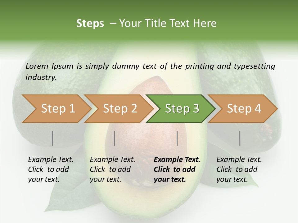 Food Isolated Fruit PowerPoint Template
