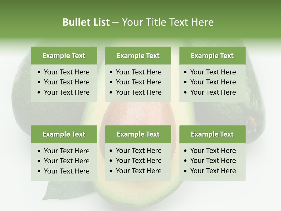 Food Isolated Fruit PowerPoint Template