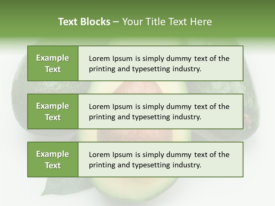 Food Isolated Fruit PowerPoint Template