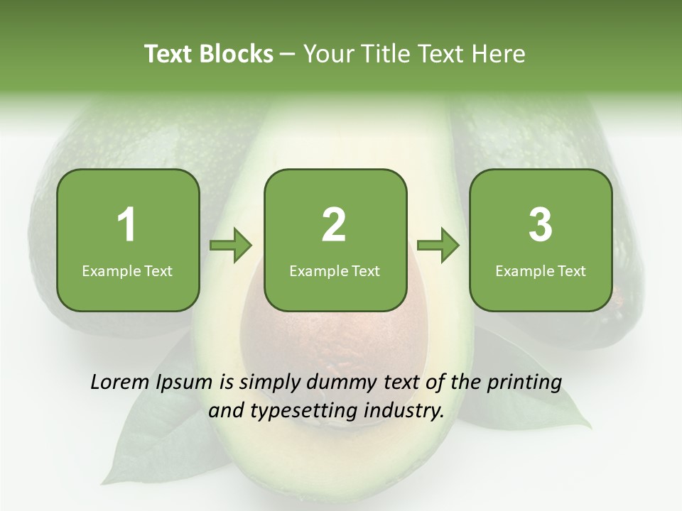 Food Isolated Fruit PowerPoint Template