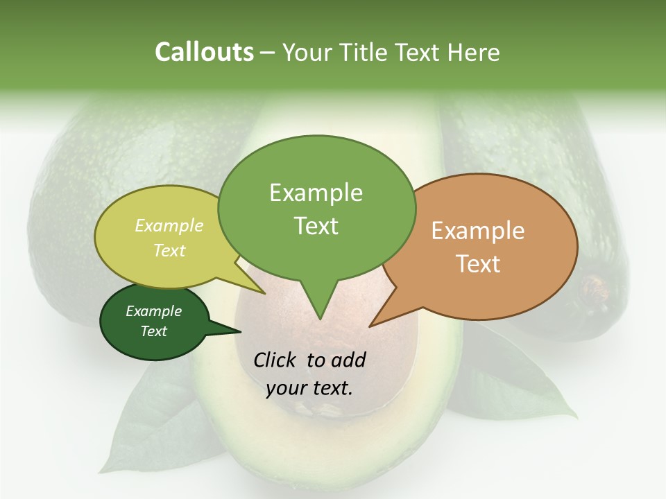 Food Isolated Fruit PowerPoint Template