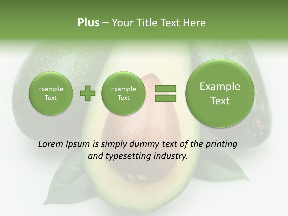 Food Isolated Fruit PowerPoint Template