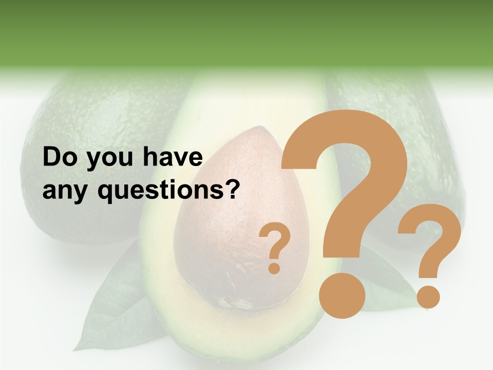 Food Isolated Fruit PowerPoint Template