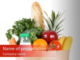 Shop Carrots Grocer PowerPoint Template