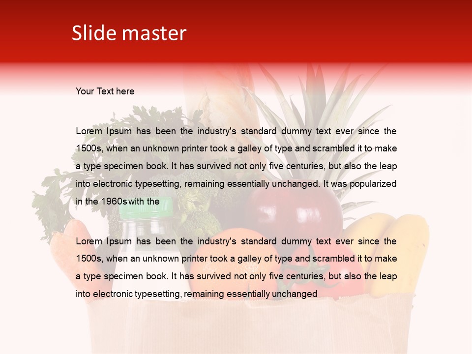 Shop Carrots Grocer PowerPoint Template