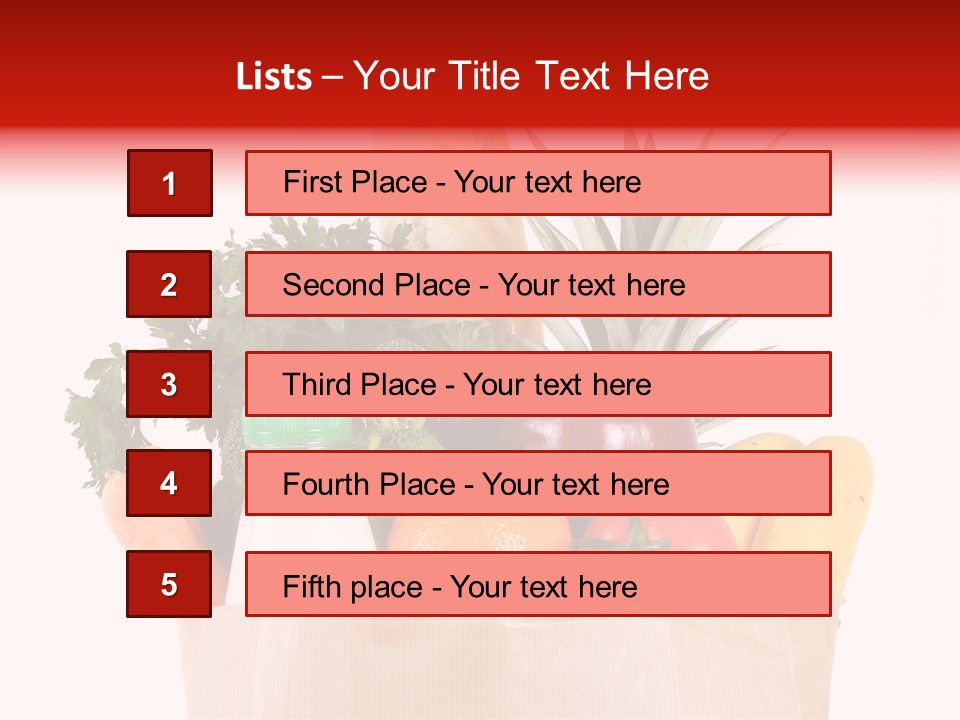 Shop Carrots Grocer PowerPoint Template