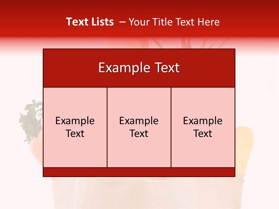 Shop Carrots Grocer PowerPoint Template
