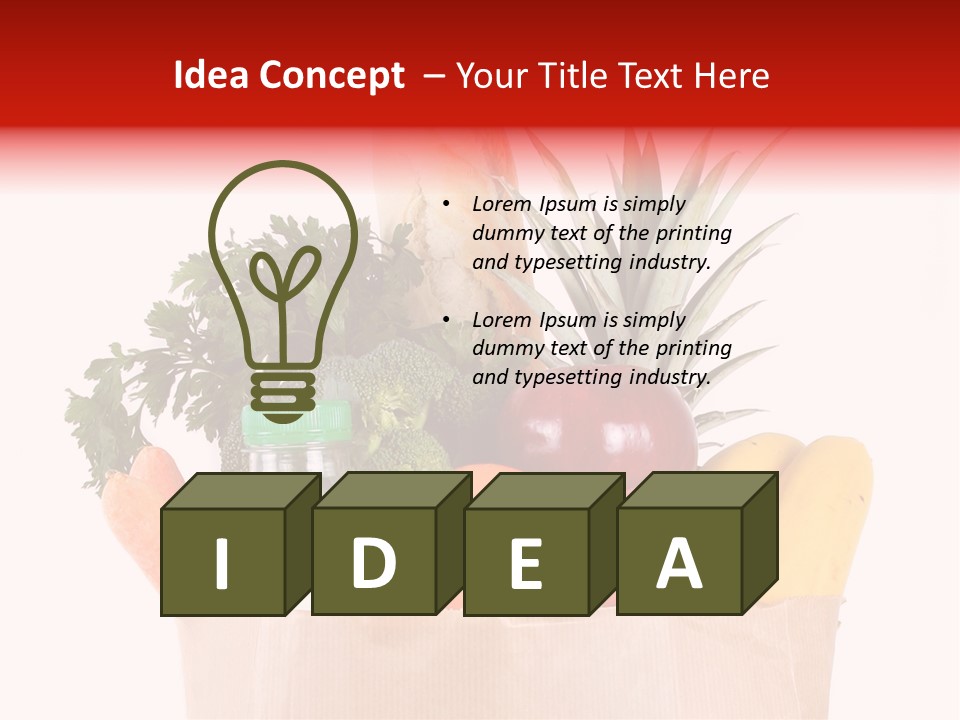 Shop Carrots Grocer PowerPoint Template