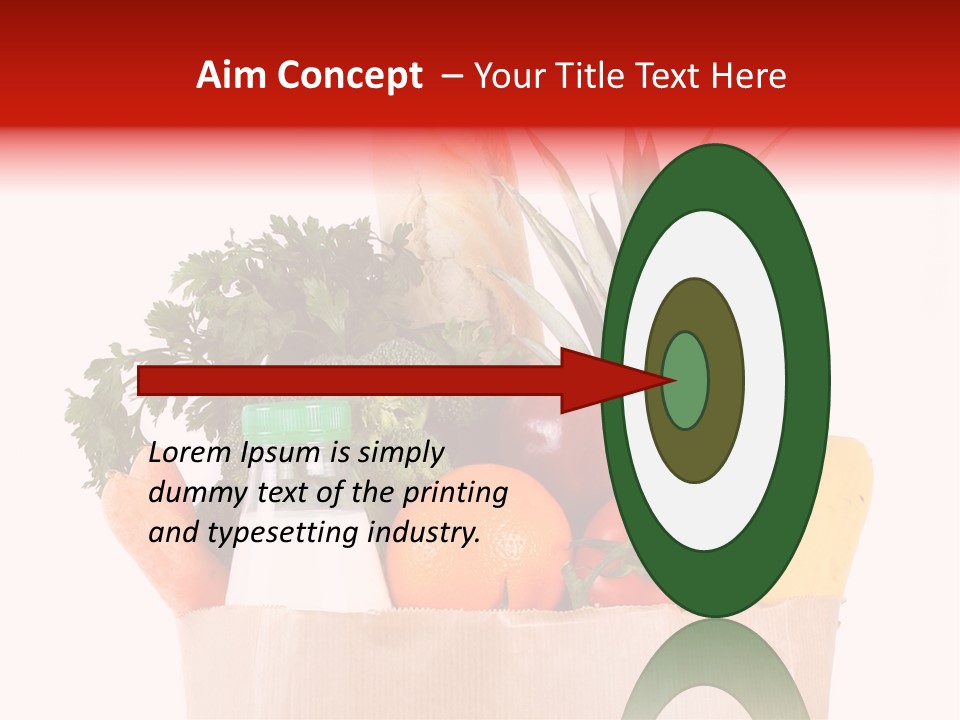 Shop Carrots Grocer PowerPoint Template
