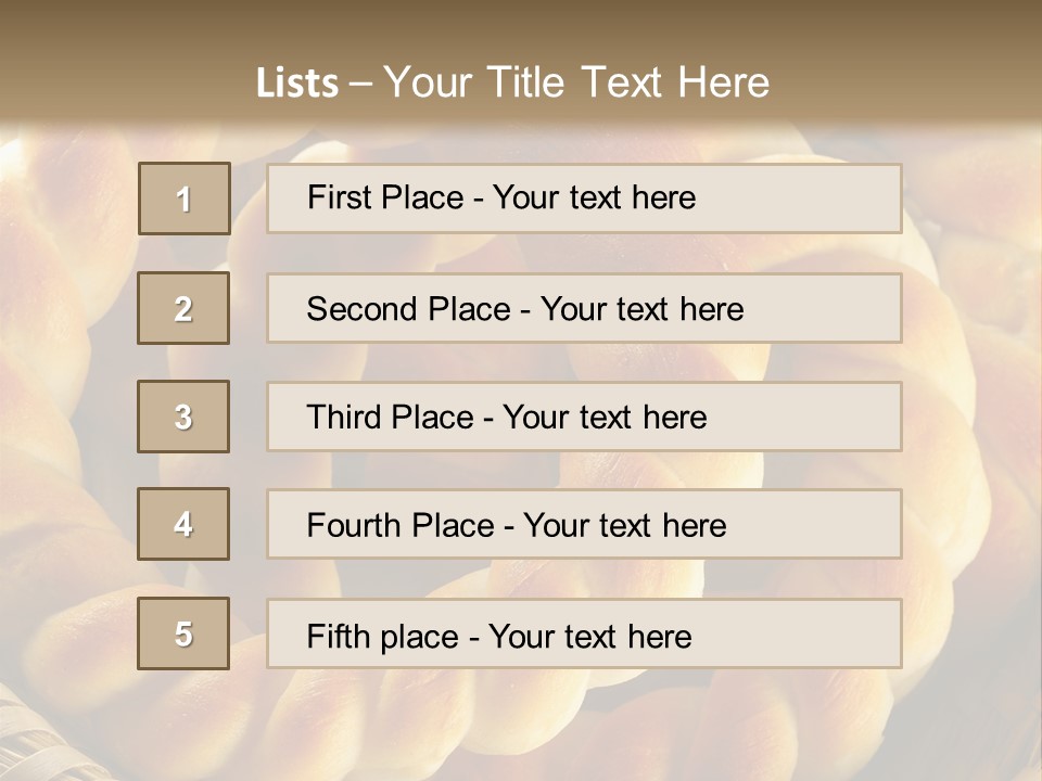 Warm Cereal Gourmet PowerPoint Template