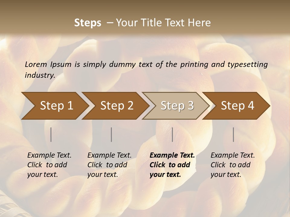 Warm Cereal Gourmet PowerPoint Template