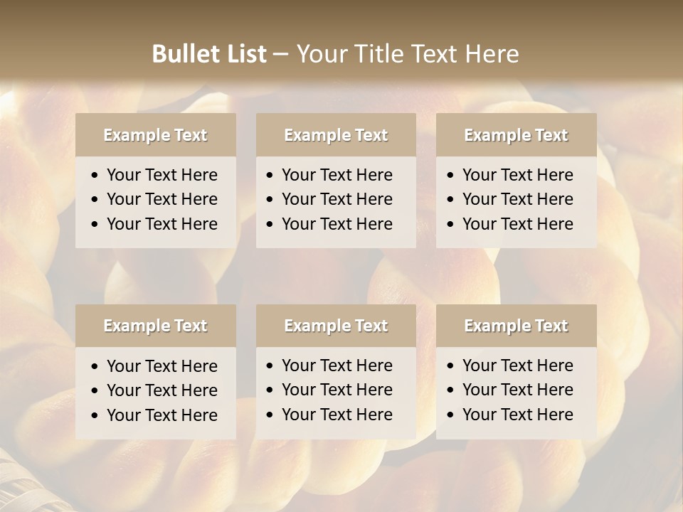 Warm Cereal Gourmet PowerPoint Template