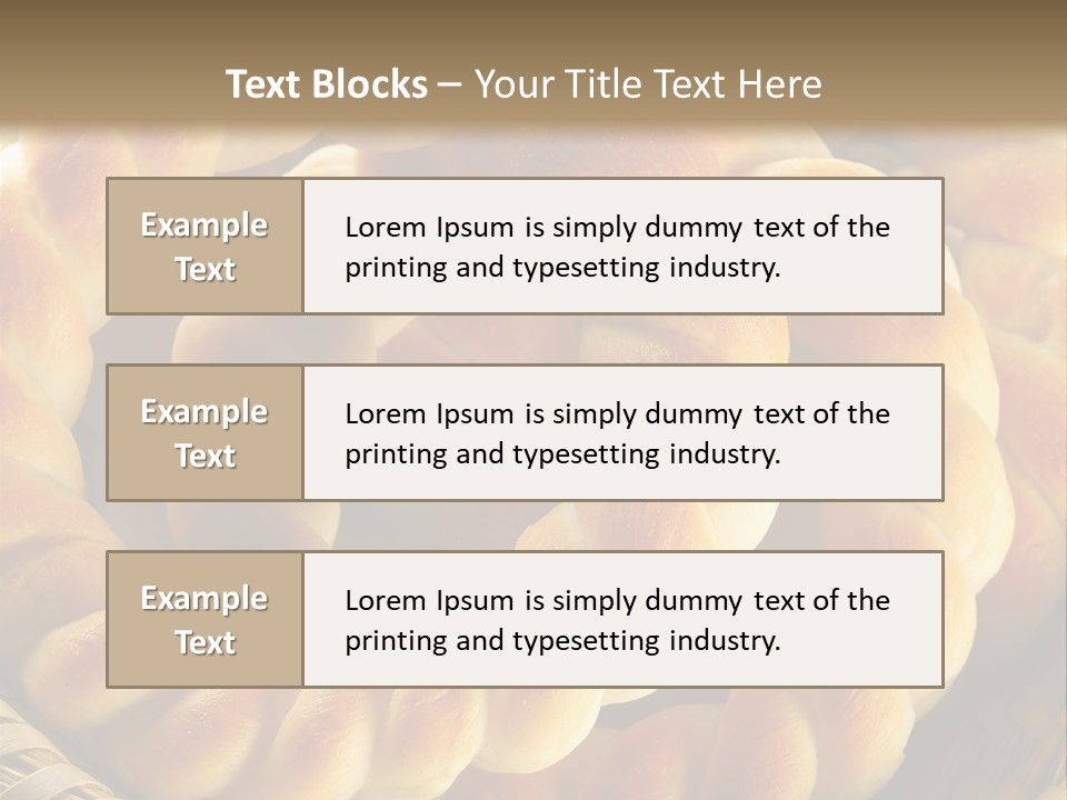 Warm Cereal Gourmet PowerPoint Template