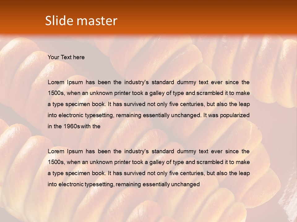 Baked Food Slovenia PowerPoint Template