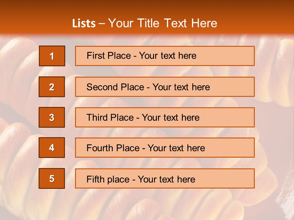 Baked Food Slovenia PowerPoint Template