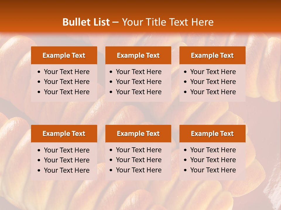 Baked Food Slovenia PowerPoint Template