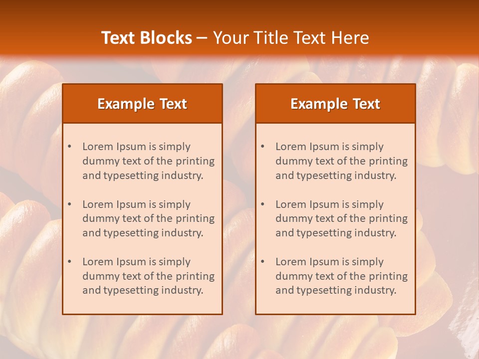 Baked Food Slovenia PowerPoint Template