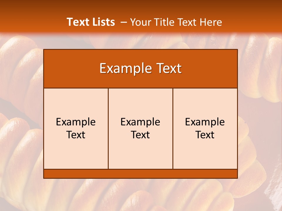 Baked Food Slovenia PowerPoint Template